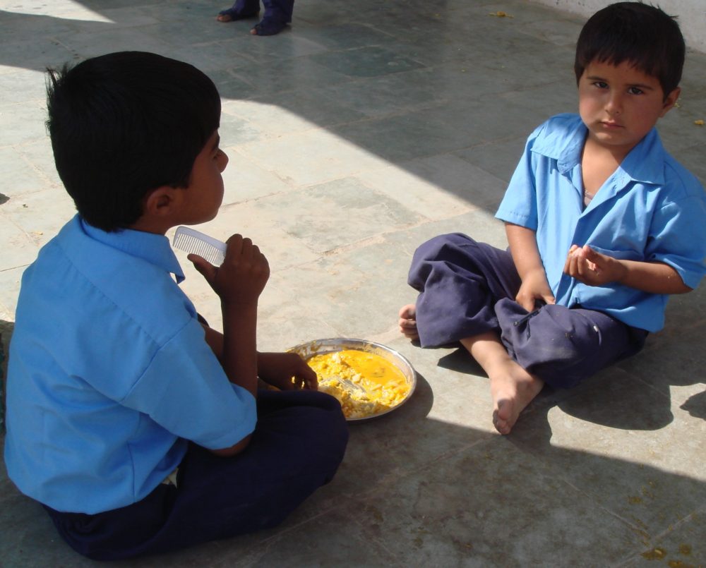 Lighting up young lives through mid-day meals in schools
